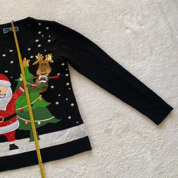 Christmas ugly women’s sweater size LP - Picture 3 of 5